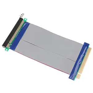 Spograde PCI-Express PCI-E 16X Slot Riser Card Ribbon Extender Extension 19cm Cable