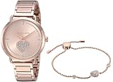Michael Kors Damen Analog Quarz Uhr mit Edelstahl Armband MK3827