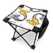 Produktbild Mini Folding Camping Stool Fishing Chair Fashion Glamour Watercolor Vogue Outfit Watercolour Set for Hiking Garden Beach Oxford Cloth Seat with Carry Bag