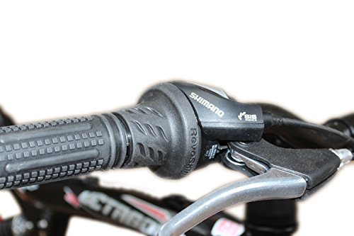 26 ZOLL MOUNTAINBIKE FAHRRAD MIT VOLLFEDERUNG & BELEUCHTUNG 21-GANG SHIMANO OXT RED - 5