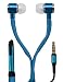Produktbild Premium In-Ear Kopfhörer Headset Earpod Lärmunterdrückung kraftvoller Bass Schnürsenkel Design für iPhone, Sony, Samsung, LG, Huawei, HTC, uvm. Blau von OKCS®