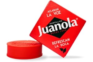 Juanola Pastillas Clásicas sabor Regaliz – Aclaran la voz y refrescan la boca – Con extracto de regaliz - Sin conservantes y sin gluten – Formato icónico 5,4g