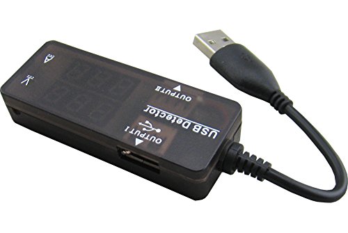 Yeeco DC 3.2-10V 0-3A Dual USB Output Charging Detector Digital LED Amperemeter Voltmeter Spannung Strom Guage Amp Volt Ampere-Anzeige - 3