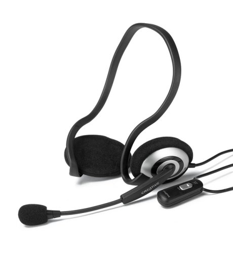 Preisvergleich Produktbild Creative HS-390 Multimedia Headset schwarz / silber