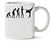 Produktbild MugsWorld Human Evolution Karate Klassische Teetasse Kaffeetasse