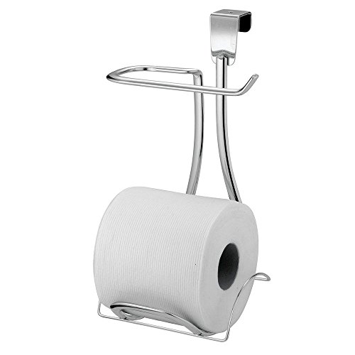 InterDesign 55665EU Axis Toilettenpapierhalter plus für den Spülkasten, chrom - 4