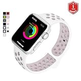 FunBand Armband Sport Strap für Apple Watch, Nike + Edition Soft Silikonarmband Wrist Replacement Armbanduhr Uhrenarmband Schlaufe Armbänder für Apple Watch Series 4/3/2/1