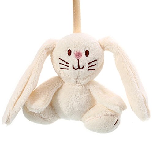 Peradix Babybett Anhänger Spielzeug Glocke hängen Krippe Bär Hasen Rassel Spielzeug - 6