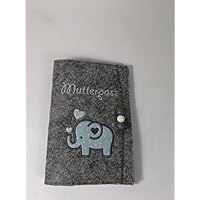 Mutterpasshülle, Mutterpass Elefant mint