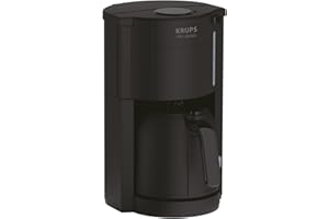 ‎KRUPS KRUPS Pro Aroma KM303810, Ekspres do kawy, Przelewowy, Dzbanek termiczny utrzymujący temperaturę, Pojemność 1 L, Łatwy i funkcjonalny w użytkowaniu