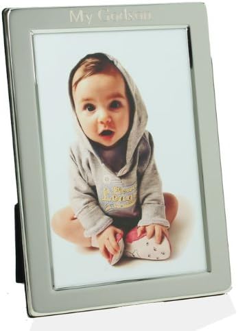 Silver Plated My Godson Photo Frame, 4" x 6" Portrait