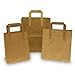Price comparison product image Pure Kraft The Paper Bag Company Paper Bags with Handles, Brown