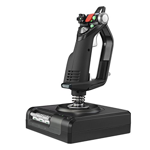 Logitech G Saitek X52 Pro Flight Control System - Sistema de Control para simuladores  Color Negro