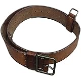  Original Schweizer Armee Offizier Ledergürtel Echtleder Gürtel Koppel Gurt 100cm