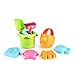 Produktbild SainSmart Jr. Sandspielzeug Sandspielset Meerestiere Modell 8 er Set , Kinder Eimer mit 4 Sandförmchen