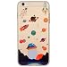 Produktbild iPhone 6S Plus Hülle Case, Hoch Transparentes Flexibles Silikon TPU Schützender Fall, Nettes und Fantasie-Muster Schutz Etui für Apple iPhone 6 Plus / 6S Plus - Kosmische Reise