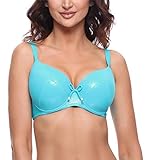 Hecho en la UE Merry Style Top Sujetador Bikini Parte de Arriba Bañadores Traje de Baño Mujer P618 (Azul Brillante, EU (75 D) = ES (90 D))