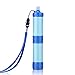 Produktbild HAOZHENLONG Personal Water Filter1000L Wasserreinigung Straw Outdoor Survival Water Filtration Kit 0.01 Micron Camping Wanderwandergetriebe für,Blue