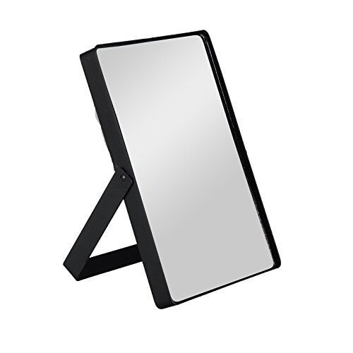 Tischspiegel Schminkspiegel Kosmetikspiegel Spiegel Reisespiegel Rasierspiegel Schwarz