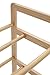 Premier Housewares 3-Tier Storage Unit with Pine Frame and 9 Plastic Coloured Storage Bins - 65 x 64 x 30 cm