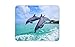 Produktbild HYYCLS Jumping Two Dolphins Mauspads Great Gift Idea