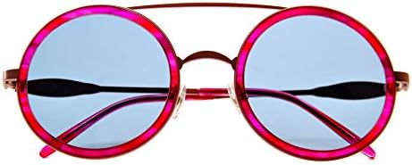 Wildfox Women's WINONA Round Vintage Sunglasses Dark Pink