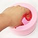 Homgaty Nail Art Soak Bowl Tray Polish Nail Art Remover Manicure Care Treatment Tool