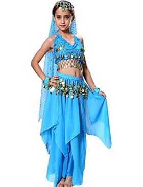 Karneval Halloween Kinder Mädchen Bauchtanz Kostüm Anzug