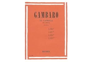 Verlag BMG Ricordi Spa Gruppo Edit 21 CAPRICCI - Arrangiamento per clarinetto [note / musica] Componente Gambaro Vincenzo