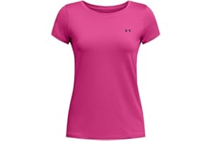 Under Armour Women UA Heatgear Racer, Tight-Fit Women's Vest with Soft Feel, Sleek Women's Sleeveless T-Shirt with Graphic Design