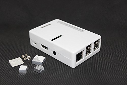 Raspberry pi 2 and 3 Model B/B+ ABS Glossy White Modular case