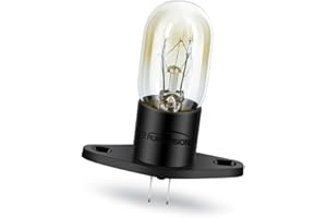Ruiandsion Ampoule micro-ondes T170 Base 230V 20W Ampoule micro-ondes pour lampe universelle de four à micro-ondes poire, blanc chaud