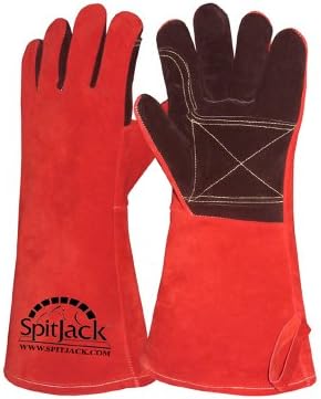 SPITJACK Deluxe Fireplace & Barbecue Gloves