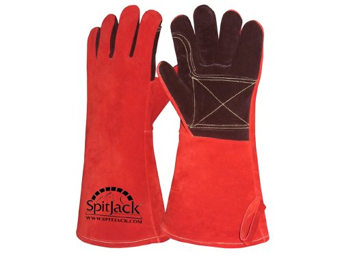 SPITJACK Deluxe Fireplace & Barbecue Gloves