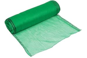HYGRAD BUILT TO SURVIVE Debris Scaffold Construction Garden Allotment Shade Netting 2M x 50M 60 gsm In Green & Blue Colours UK Debris Netting, Fence Scaffold Privacy Construction Fruit Cage Allotment Netting (Green)