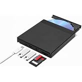 TriLine Harici DVD-RW USB 3.0 +SD TF Kart Okuyucu +3.0 USB Hub