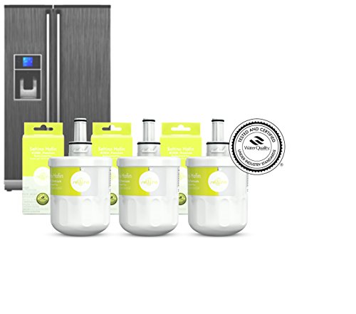 3x Seltino HAFIN - kompatibler Wasserfilter fr Samsung Khlschrnke, ersetzt DA29-00003G, Hafin/exp