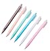 Produktbild Rood 6 x Kugelschreiber Creative niedliche Learning Stationery Stift Glatte Schreiben Gel Tinte schwarz Stift kawaii Kinder Geschenk transparent Shell 0,38 mm Dehnung Kugelschreiber