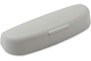 DCXXAN Car Sunglasses Case Holder Storage Box for Mitsubishi ASX Outlander Lancer Colt Evolution Pajero Eclipse Cross Grandis Zinger Grey