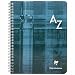 Produktbild Clairefontaine 5 x Registerbuch A5 90 Blatt kariert PP mit Spirale A-Z farbig sortiert