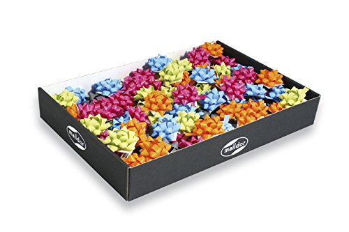 Preisvergleich Produktbild Boite de 100 Etoiles Adhesives Mates Ass. 40mm Ruban 7mm