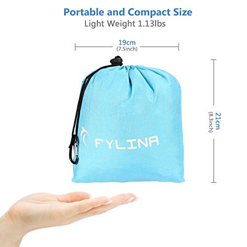 Wasserdichte Strandmatte Faltbar Picknickdecke und Stranddecke Schnell Trocknende Extra Großes 7’ X 9’ Fuß mit Tasche für Outdoor am Strand auf der Wiese Picknick Frühling Sommer an die frische Luft gehen – Leicht zu transportieren - 2