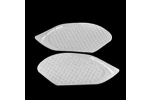 KYN Für BMW S1000RR 2009 2010 2011 2012 2013 2014 2015 2016 S1000 RR Transparent Motorrad 3M Gas Tank Pad Anti-Rutsch Aufkleber Seite Fuel Gas Grip Aufkleber Protector (weiß)