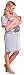 Happy Mama. Women's Maternity Nursing Breastfeeding Nightdress Shirt Gown. 367p (Navy, UK 10/12, M)