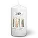 Produktbild Kerze mit Namen Sabrina - Fotokerze mit Design Happy Birthday - romantische Wachskerze, Taufkerze, Hochzeitskerze, Stumpenkerze