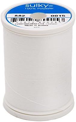 Sulky 1100 yd 60 Weight Bobbin Thread, White