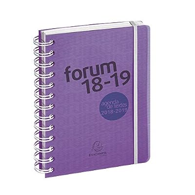 Exacompta Linicolor Agenda scolaire 17 x 12 cm Violet