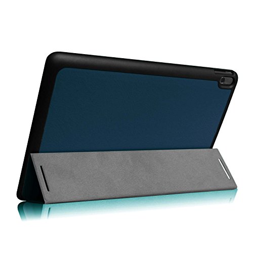 Fintie Lenovo A10-70 SmartShell Hülle Case Tasche Etui – Ultra Slim Superleicht Ständer Schutzhülle Cover für Lenovo IdeaTab A10-70 25,7 cm (10,1 Zoll) Tablet, Marineblau - 4