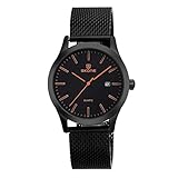 cookdate Armbanduhren männer Herrenuhr mit Datum Funktion Armbanduhr Herren Herrenmode Sportuhr Business-Quarz-Armbanduhr Armbanduhr Uhren Herrenuhr Herrenarmbanduh 02OR