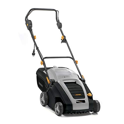 Alpina 290002154/A20 Scarificateur Électrique ASC 1.5 E, 1500 W, Noir/Gris, Largeur de Coupe 38 cm